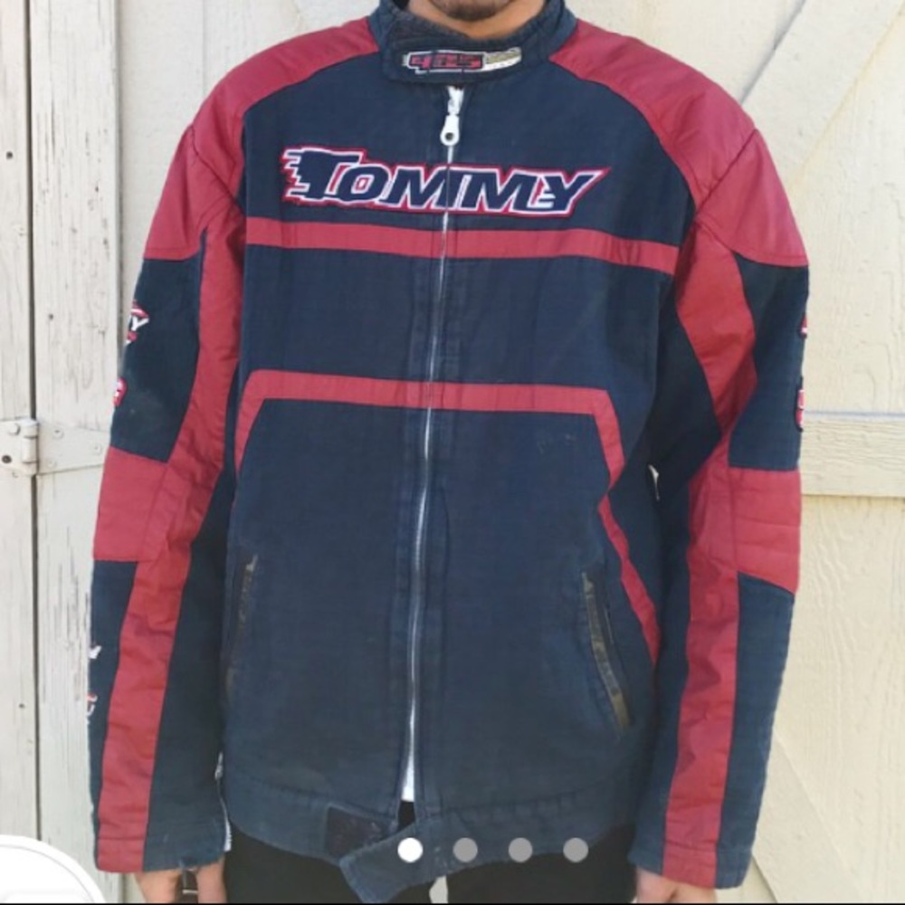 Tommy Hilfiger Motorcycle Jacket sz L